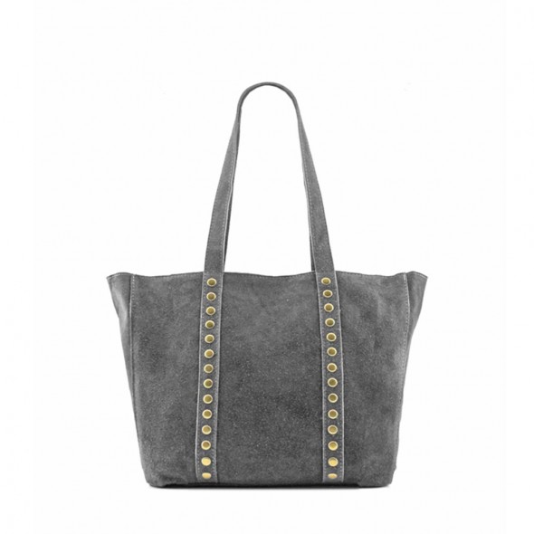 Bolso Tote De Piel Ante